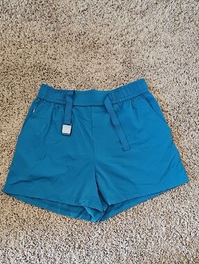 Athleta Teal Active Woven Shorts XS